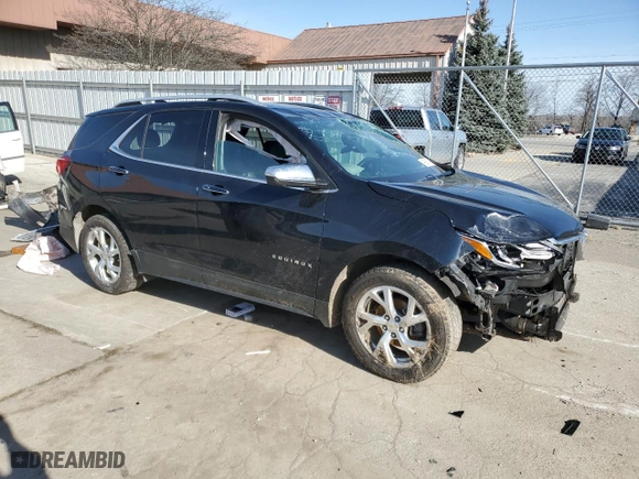 2020 Chevrolet Equinox Premier with VIN 2GNAXNEV0L6237947, listed as a Copart auction lot 49595475 with 80,426 mi miles and Salvage Title. Bid and sale history available at carsss.com. Image 4.