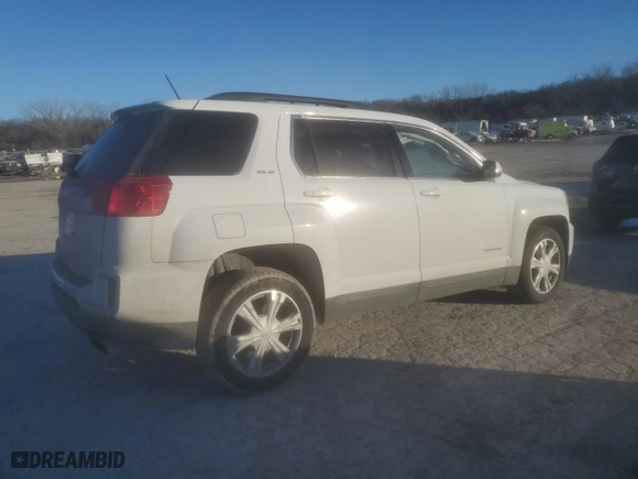 2017 GMC Terrain SLE with VIN 2GKFLNE36H6205945, listed as a Copart auction lot 42833745 with 121,014 mi miles and Salvage Title. Bid and sale history available at carsss.com. Image 3.