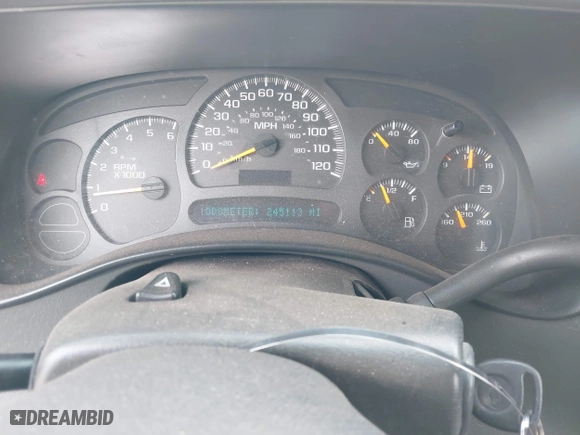 2003 Chevrolet Tahoe LS with VIN 1GNEC13V03R272663, listed as a IAAI auction lot 41933407 with 245,113 mi miles. Bid and sale history available at carsss.com. Image 7.