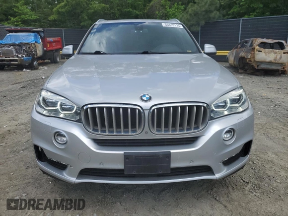 2017 BMW X5 xDrive50i with VIN 5UXKR6C53H0J84790, listed as a Copart auction lot 55818125 with 158,087 mi miles and Salvage title. Bid and sale history available at DreamBid. Image 5.