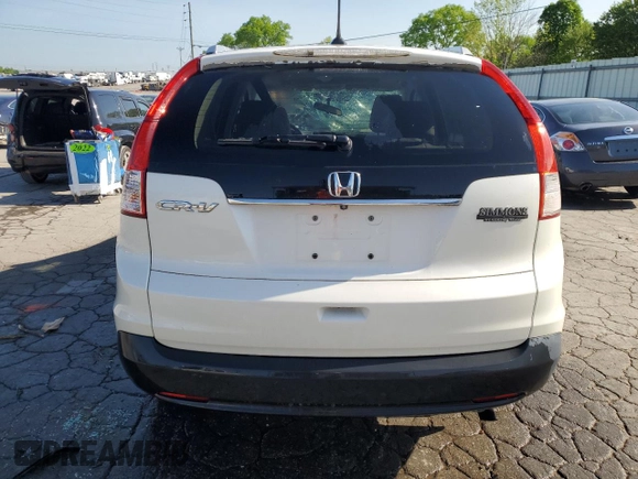 2014 Honda CR-V EX-L with VIN 5J6RM3H74EL028219, listed as a Copart auction lot 54142635 with 143,421 mi miles and Salvage Title. Bid and sale history available at carsss.com. Image 6.