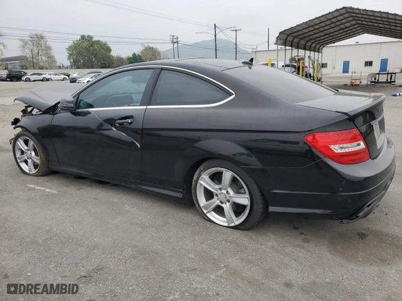 2013 Mercedes-Benz C-Class C 250 with VIN WDDGJ4HB1DG028076, listed as a Copart auction lot 50884695 with 0 mi miles and Salvage Title. Bid and sale history available at carsss.com. Image 2.