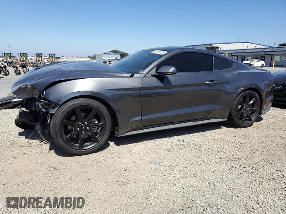 2020 Ford Mustang EcoBoost with VIN 1FA6P8TH5L5179011, listed as a Copart auction lot 63794115 with 34,735 mi miles and Salvage title. Bid and sale history available at DreamBid. Image 1.