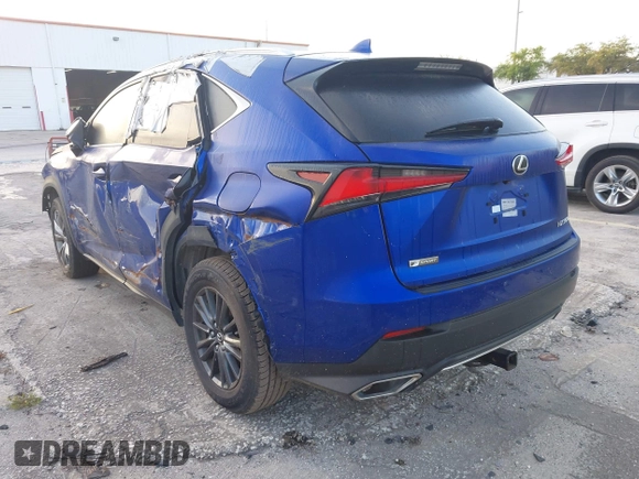 2020 Lexus NX 300 F Sport z VIN JTJJARBZXL2167263, wystawiony jako IAAI lot #41791058 z przebiegiem Nie podano mil oraz . Historia ofert i sprzedaży dostępna na DreamBid. Obrazek 3.