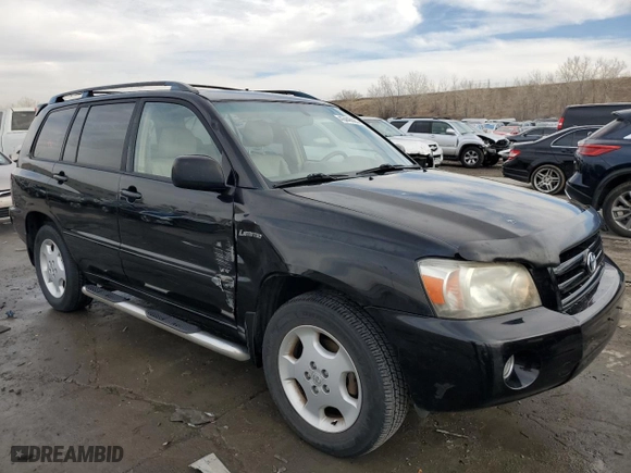 2004 Toyota Highlander with VIN JTEEP21A240058777, listed as a Copart auction lot 43448685 with 83,055 mi miles and Clean Title. Bid and sale history available at carsss.com. Image 4.
