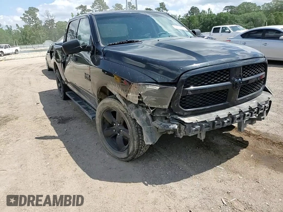 2018 Ram 1500 Express with VIN 1C6RR7KG9JS258692, listed as a Copart auction lot 54575175 with 143,949 mi miles and Salvage title. Bid and sale history available at DreamBid. Image 13.