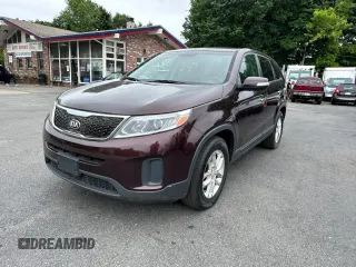 2014 Kia Sorento LX with VIN 5XYKT3A65EG487511, listed as a Copart auction lot 55742755 with 169,239 mi miles and Clean Title. Bid and sale history available at DreamBid. Image 2.