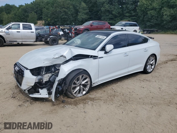 2022 Audi A5 Sportback Premium with VIN WAUABCF56NA030699, listed as a Copart auction lot 68917454 with 32,393 mi miles and Salvage Title. Bid and sale history available at carsss.com. Image 1.