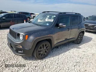 2018 Jeep Renegade Latitude z VIN ZACCJABB7JPG74043, wystawiony jako Copart lot #56652985 z przebiegiem 24 941 mil mil oraz Czysty tytuł • Clean title. Historia ofert i sprzedaży dostępna na DreamBid. Obrazek 1.