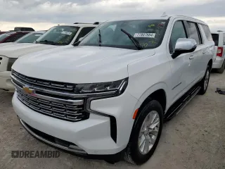 2022 Chevrolet Suburban Premier with VIN 1GNSCFKD3NR160158, listed as a Copart auction lot 77807884 with 54,387 mi miles and Non repairable. Bid and sale history available at DreamBid. Image 1.