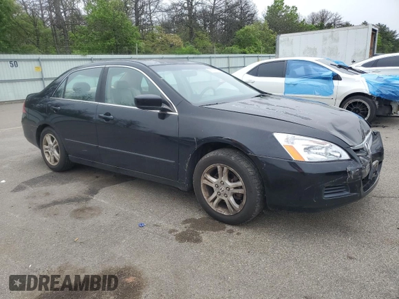 2006 Honda Accord EX-L z VIN 1HGCM568X6A018599, wystawiony jako Copart lot #58000555 z przebiegiem 158 593 mil mil oraz Szkoda całkowita • Salvage title. Historia ofert i sprzedaży dostępna na DreamBid. Obrazek 4.