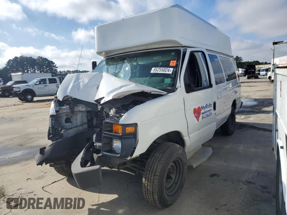 2012 Ford Econoline Cargo Super Duty Commercial with VIN 1FTSS3EL4CDB14670, listed as a Copart auction lot 85255024 with Not provided miles and Clean title. Bid and sale history available at DreamBid. Image 1.