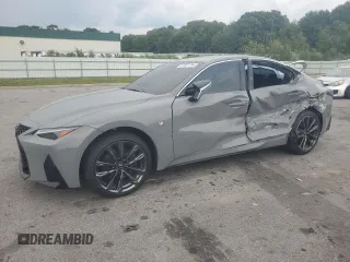 2024 Lexus IS 350 F Sport z VIN JTHGZ1E25R5034311, wystawiony jako Copart lot #67507754 z przebiegiem 4 134 mil mil oraz Szkoda całkowita • Salvage title. Historia ofert i sprzedaży dostępna na DreamBid. Obrazek 1.