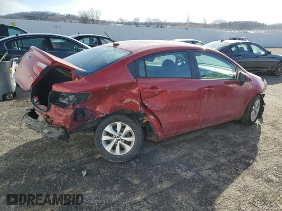 2017 Kia Rio EX with VIN KNADN4A36H6071809, listed as a Copart auction lot 42831535 with 0 mi miles and Non Repairable. Bid and sale history available at carsss.com. Image 3.