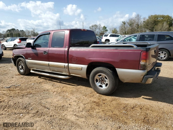2002 Chevrolet Silverado 1500 LS with VIN 2GCEC19V321123493, listed as a Copart auction lot 48728115 with 262,708 mi miles and Salvage Title. Bid and sale history available at carsss.com. Image 2.