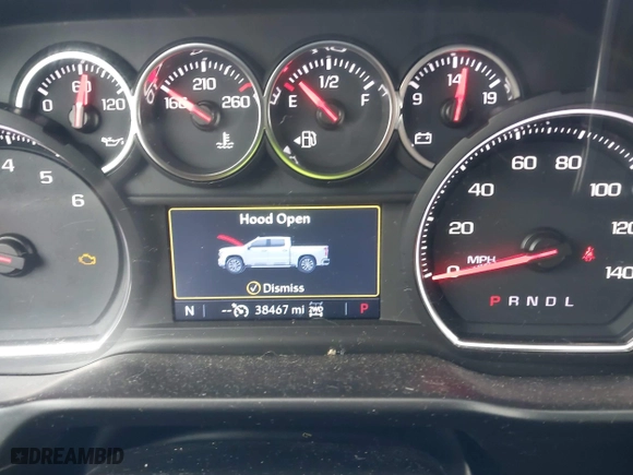 2019 Chevrolet Silverado 1500 LTZ with VIN 1GCUYGED2KZ244746, listed as a IAAI auction lot 41424769 with 38,467 mi miles. Bid and sale history available at carsss.com. Image 15.