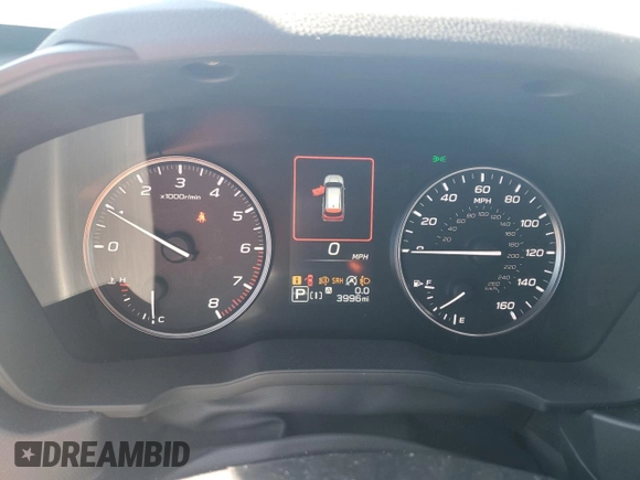 2025 Subaru Forester Premium with VIN JF2SLDBC9SH415693, listed as a Copart auction lot 80459424 with 3,996 mi miles and Salvage title. Bid and sale history available at DreamBid. Image 9.