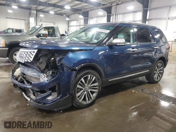 2017 Ford Explorer Platinum с VIN 1FM5K8HTXHGA83223, выставлен на аукционе Copart как лот 58633485 с пробегом 158 926 миль миль и Списание • Salvage title. История ставок и продаж доступна на DreamBid. Изображение 1.