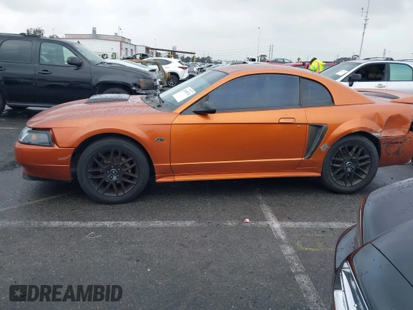 1999 Ford Mustang GT with VIN 1FAFP42X1XF226018, listed as a IAAI auction lot 41506742 with 1 mi miles. Bid and sale history available at carsss.com. Image 14.