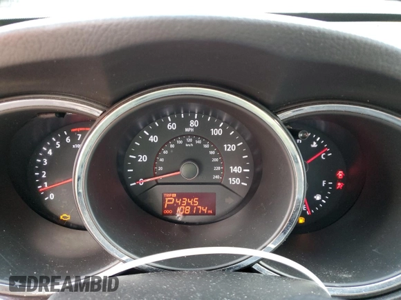 2013 Kia Sorento EX with VIN 5XYKU4A62DG415392, listed as a Copart auction lot 48107845 with 108,174 mi miles and Salvage Title. Bid and sale history available at DreamBid. Image 9.
