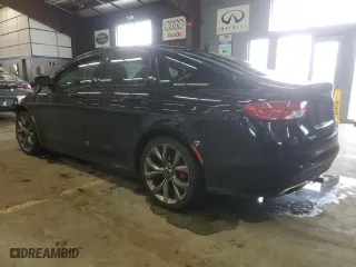 2015 Chrysler 200 S with VIN 1C3CCCDG1FN540437, listed as a Copart auction lot 43852805 with 135,697 mi miles and Salvage Title. Bid and sale history available at carsss.com. Image 2.