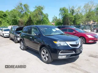2012 Acura MDX Tech Pkg with VIN 2HNYD2H33CH549493, listed as a IAAI auction lot 42165705 with 140,315 mi miles. Bid and sale history available at carsss.com. Image 1.