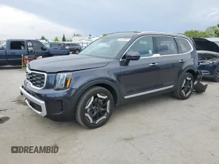 2025 Kia Telluride S with VIN 5XYP64GC4SG615023, listed as a Copart auction lot 55416025 with 3,163 mi miles and Salvage title. Bid and sale history available at DreamBid. Image 1.