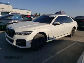 2021 BMW 7 Series 740i with VIN WBA7T2C04MCF75736, listed as a Copart auction lot 70549533 with 70,829 mi miles. Bid and sale history available at carsss.com. Image 1.