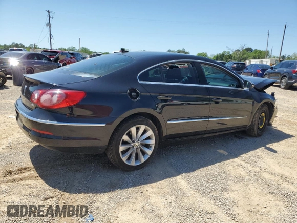 2011 Volkswagen CC Lux Plus with VIN WVWHN7AN4BE703226, listed as a Copart auction lot 52021595 with 132,242 mi miles and Salvage Title. Bid and sale history available at carsss.com. Image 3.