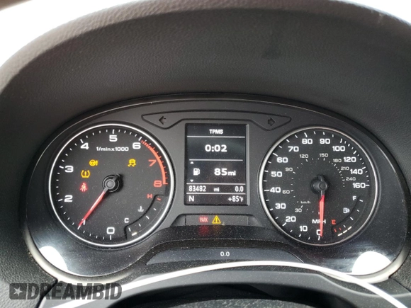 2015 Audi A3 1.8T Premium with VIN WAUACGFF1F1092087, listed as a Copart auction lot 72145763 with 83,482 mi miles. Bid and sale history available at carsss.com. Image 9.