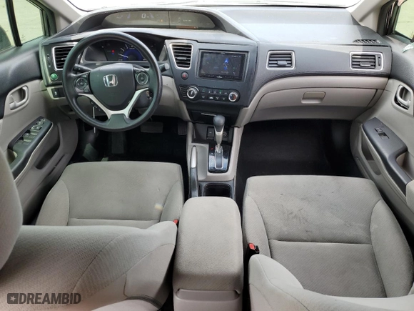 2013 Honda Civic Sdn LX with VIN 19XFB2F50DE272628, listed as a Copart auction lot 52399035 with 78,579 mi miles and Salvage Title. Bid and sale history available at carsss.com. Image 8.