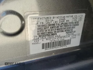 2016 Nissan Note S with VIN 3N1CE2CP6GL390976, listed as a Copart auction lot 51844795 with 92,680 mi miles and Salvage Title. Bid and sale history available at DreamBid. Image 12.