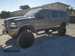 2005 Ford Excursion Limited with VIN 1FMNU43S55EB45717, listed as a Copart auction lot 47035815 with 140,723 mi miles and Salvage Title. Bid and sale history available at DreamBid. Image 1.