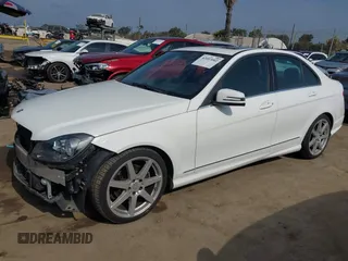 2014 Mercedes-Benz C 250 Sport with VIN WDDGF4HB5EG245388, listed as a IAAI auction lot 42407602 with 96,415 mi miles and . Bid and sale history available at DreamBid. Image 2.