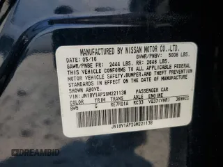 2016 Infiniti Q70 with VIN JN1BY1AP2GM221138, listed as a Copart auction lot 63780435 with 134,042 mi miles and Salvage title. Bid and sale history available at DreamBid. Image 12.