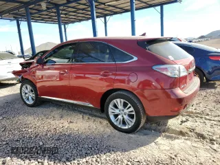 2010 Lexus RX 450h with VIN JTJZB1BA1A2002839, listed as a Copart auction lot 46284065 with 218,698 mi miles and Salvage Title. Bid and sale history available at DreamBid. Image 2.