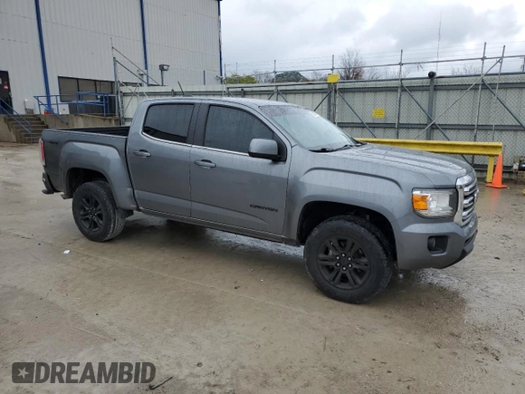 2020 GMC Canyon 4WD SLE with VIN 1GTG6CEN3L1237373, listed as a Copart auction lot 81198384 with 28,452 mi miles and Salvage Title. Bid and sale history available at carsss.com. Image 4.