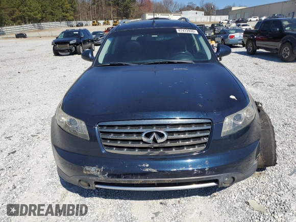 2006 Infiniti FX35 with VIN JNRAS08U96X105111, listed as a Copart auction lot 47472935 with 274,268 mi miles and Salvage Title. Bid and sale history available at carsss.com. Image 5.