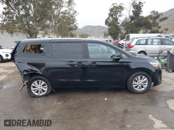 2015 Kia Sedona LX with VIN KNDMB5C14F6051455, listed as a IAAI auction lot 41991513 with 154,967 mi miles and . Bid and sale history available at DreamBid. Image 13.