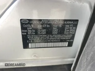 2019 Hyundai Santa Fe SEL Plus z VIN 5NMS33AD4KH048655, wystawiony jako Copart lot #56628225 z przebiegiem 32 686 mil mil oraz Szkoda całkowita • Salvage title. Historia ofert i sprzedaży dostępna na DreamBid. Obrazek 13.