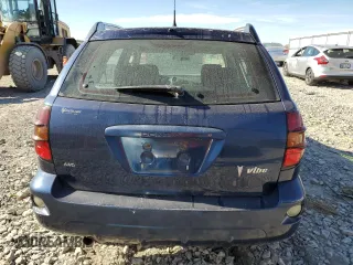 2005 Pontiac Vibe with VIN 5Y2SM63895Z441016, listed as a Copart auction lot 77203554 with 299,999 mi miles and Clean Title. Bid and sale history available at carsss.com. Image 6.