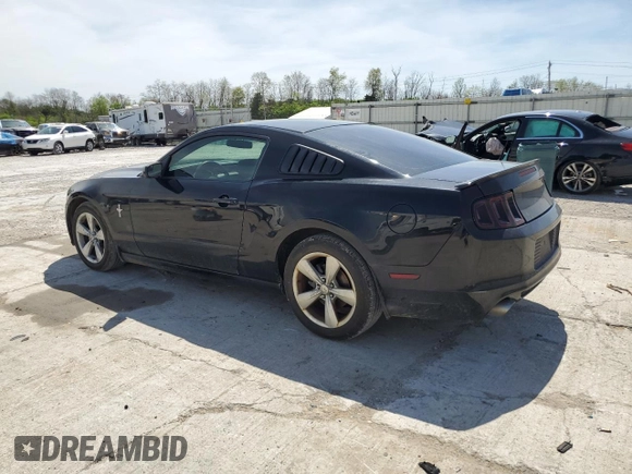 2014 Ford Mustang V6 with VIN 1ZVBP8AM6E5252007, listed as a Copart auction lot 54146195 with 129,127 mi miles and Salvage Title. Bid and sale history available at DreamBid. Image 2.