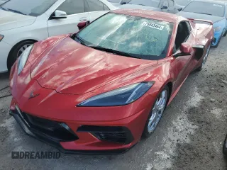 2022 Chevrolet Corvette 2LT with VIN 1G1YB2D40N5113407, listed as a Copart auction lot 75943464 with 0 mi miles and Salvage Title. Bid and sale history available at carsss.com. Image 1.