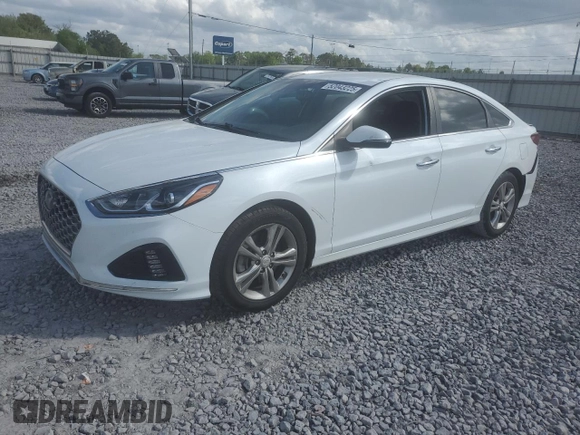 2019 Hyundai Sonata SEL with VIN 5NPE34AF7KH779961, listed as a Copart auction lot 52043225 with 77,965 mi miles and Salvage Title. Bid and sale history available at DreamBid. Image 1.