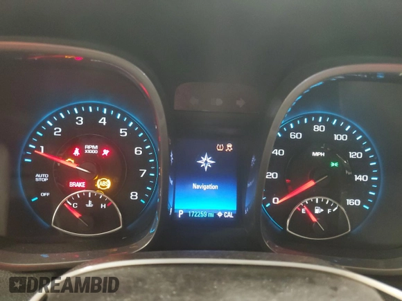 2015 Chevrolet Malibu LS with VIN 1G11B5SL1FF132508, listed as a Copart auction lot 54550035 with 172,259 mi miles and Non Repairable. Bid and sale history available at DreamBid. Image 9.