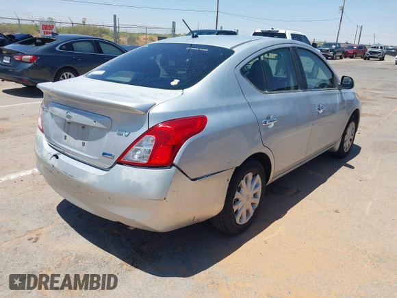 2012 Nissan Versa SV with VIN 3N1CN7AP4CL852865, listed as a IAAI auction lot 42708690 with 119,997 mi miles and . Bid and sale history available at DreamBid. Image 4.