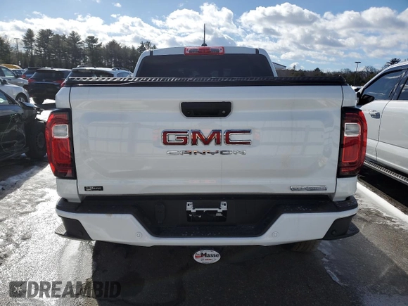 2023 GMC Canyon 4WD Elevation with VIN 1GTP6BEK8P1251470, listed as a Copart auction lot 45310045 with 7,363 mi miles and Salvage Title. Bid and sale history available at carsss.com. Image 6.