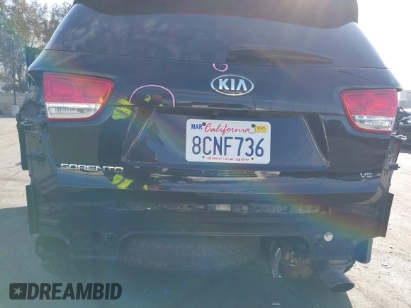2018 Kia Sorento LX with VIN 5XYPG4A58JG394466, listed as a IAAI auction lot 41752084 with 91,053 mi miles and . Bid and sale history available at DreamBid. Image 6.
