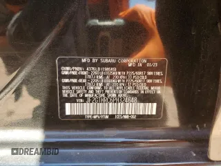2023 Subaru Crosstrek Special Sports with VIN JF2GTHRC6PH324648, listed as a Copart auction lot 58206325 with 34,951 mi miles and Salvage title. Bid and sale history available at DreamBid. Image 13.