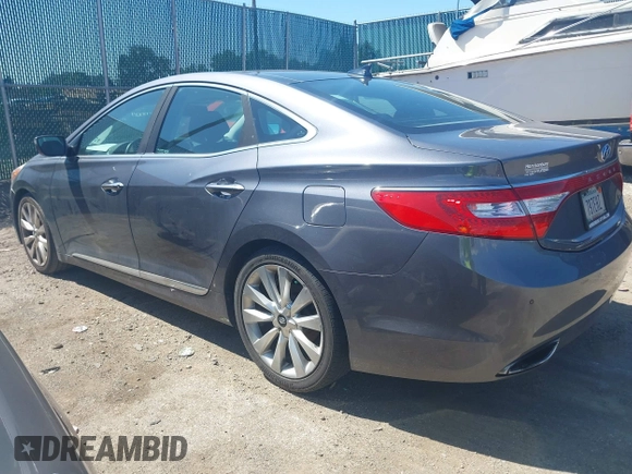 2012 Hyundai Azera with VIN KMHFH4JGXCA174819, listed as a IAAI auction lot 42579424 with 160,896 mi miles and . Bid and sale history available at DreamBid. Image 3.